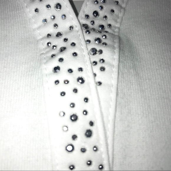 Karen Scott Woman Embellished Pool Shirt - Picture 5 of 7